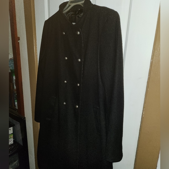 Black Mossimo Wool Blend Coat - Picture 2 of 6